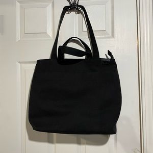 Old Navy Black Canvas Tote Bag